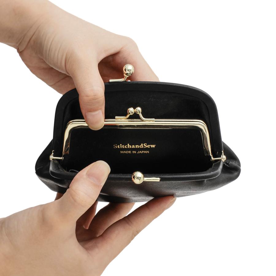 がま口財布 StitchandSew ステッチアンドソー ウォレット T2/CW104 がま口ウォレット ウォレット レザー 小銭入れ コインケース 口金 本革 ギフト | StitchandSew | 04