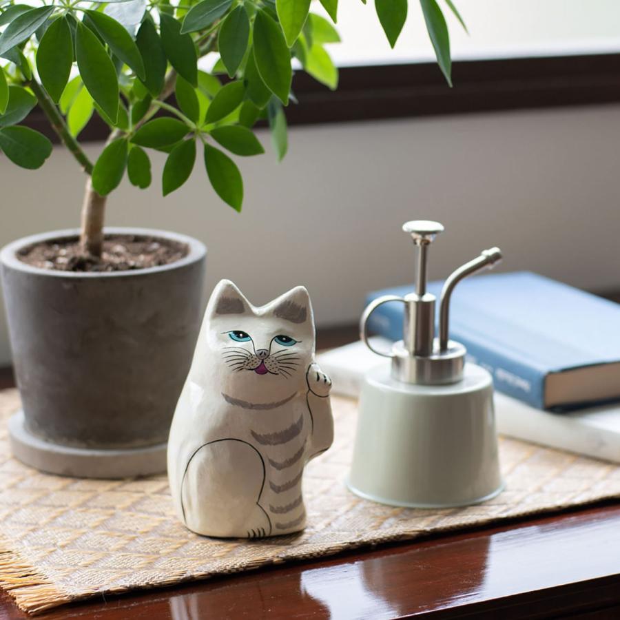 amabro（アマブロ） 招き猫 インドの招き猫 PAPER MACHE CAT DOLL 置物