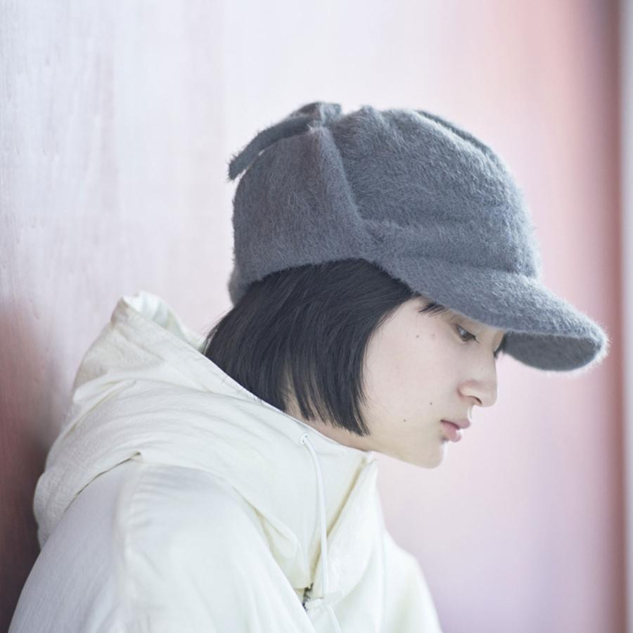 フライトキャップ メンズ レディース 秋冬 耳当て odd FLY CAP 24' フライキャップ 防寒 街歩き グレー おしゃれ | Odds | 18
