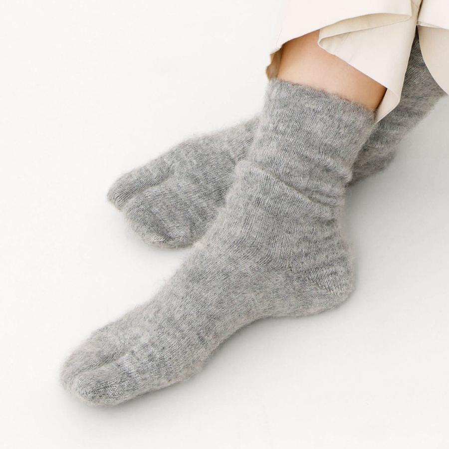 ソックス レディース あったか odds オッズ ALPACA TABI SOCKS 足袋ソックス アルパカ 23.0-24.5cm 秋冬 冷え対策 厚手 暖かい ギフト | Odds | 15