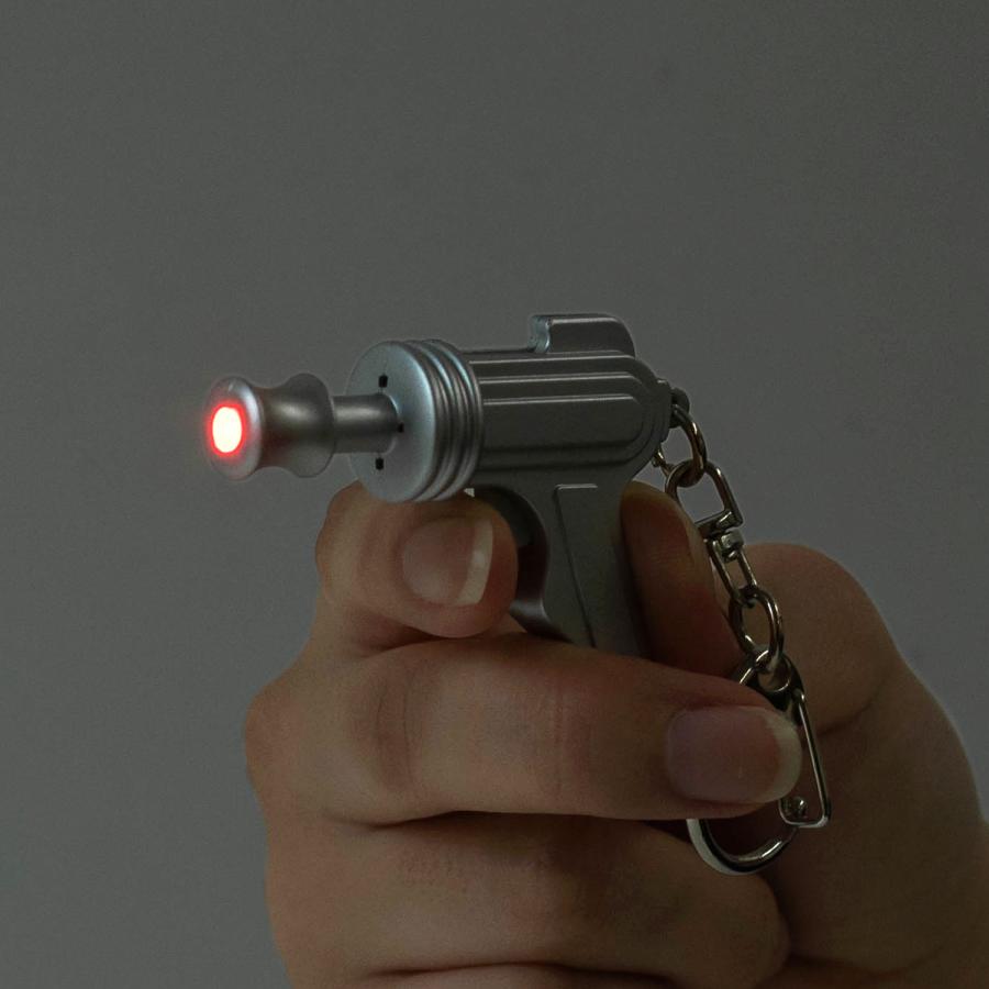 キーホルダー 光る KIKKERLAND キッカーランド Noisy Key Light Space gun ノイジーキーライト スペースガン キーリング ライト付 宇宙銃 | KIKKERLAND | 05