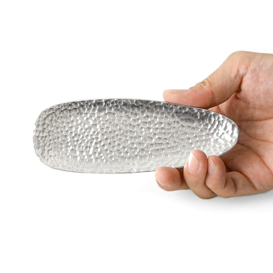 アルミニウム オーバル H/トレイ シャロウ Aluminium Oval H/Tray Shallow トレー アルミ トレイ アクセサリートレイ 小物入れ シンプル プレート 鍵置き | DETAIL | 06