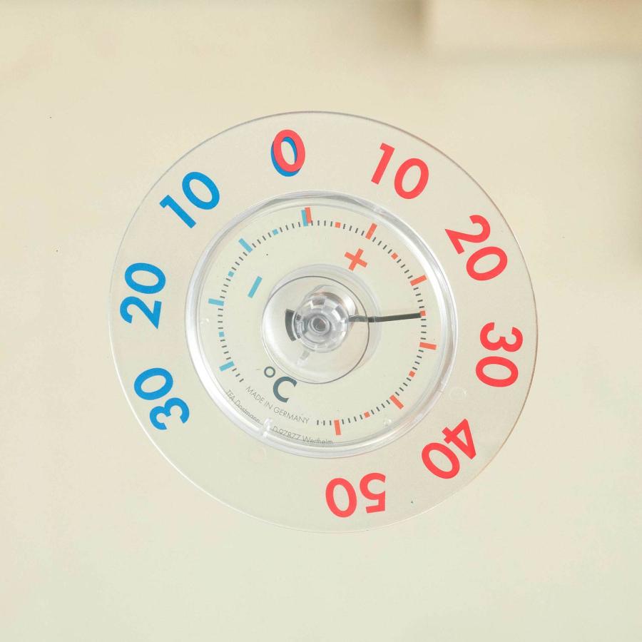 温度計 TFA Dostmann Analogue window thermometer TWATCHER XL 14.6014 アナログ ウィンドウ サーモメーター（温度計）アナログ 吸盤 窓 ドイツ製 インテリア | 