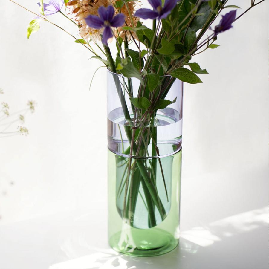 花瓶 amabro アマブロ TWOTONE DW VASE ツートーン ダブルウォール ベース（L）Special Edition フラワーベース 花器 一輪挿し ガラス 大きい おしゃれ 枝物 | amabro | 06