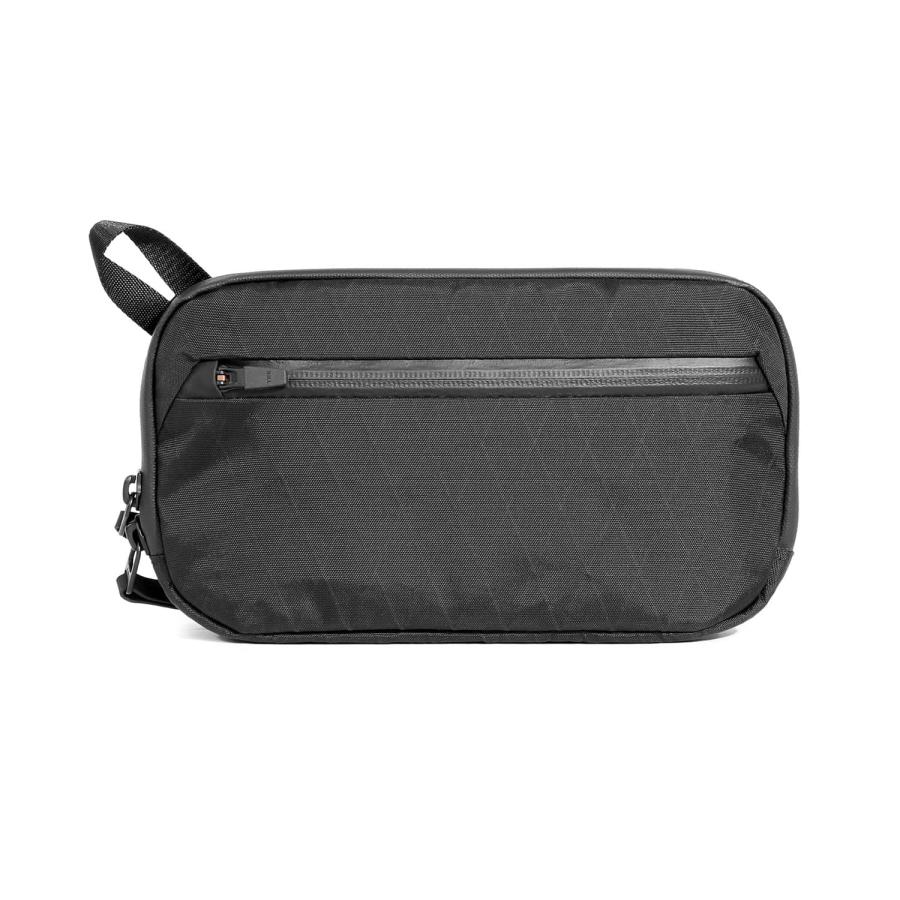 ガジェットポーチ Aer エアー Slim Pouch 2 X-PAC スリムポーチ2 エックスパック トラベル ポーチ メンズ ブラック 旅行 ケーブル収納 小さい 仕分け ポケット | Aer | 02