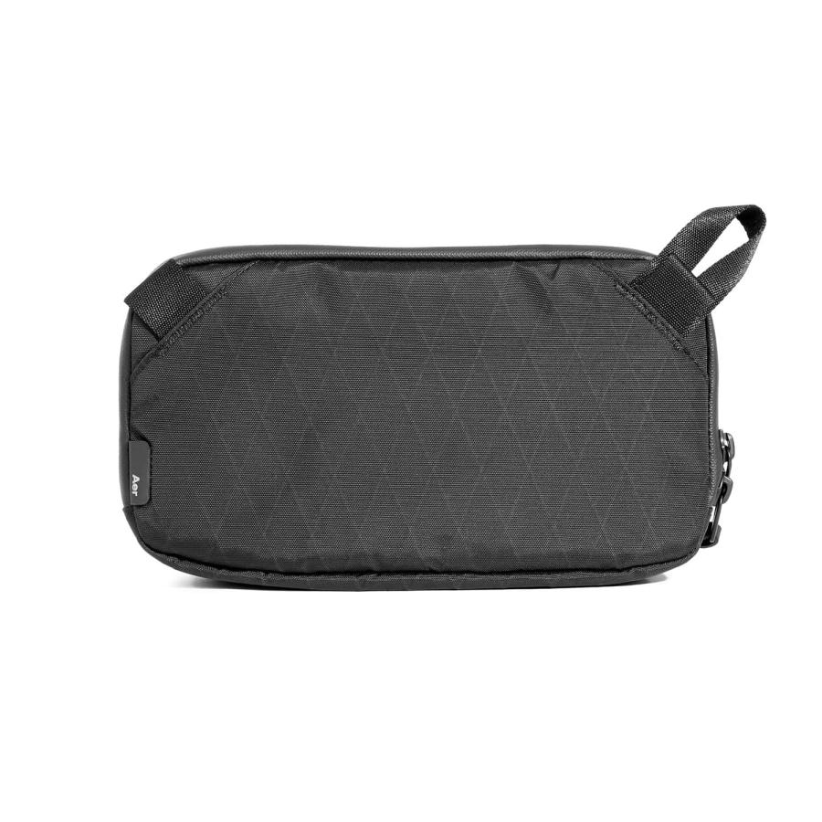 ガジェットポーチ Aer エアー Slim Pouch 2 X-PAC スリムポーチ2 エックスパック トラベル ポーチ メンズ ブラック 旅行 ケーブル収納 小さい 仕分け ポケット | Aer | 03