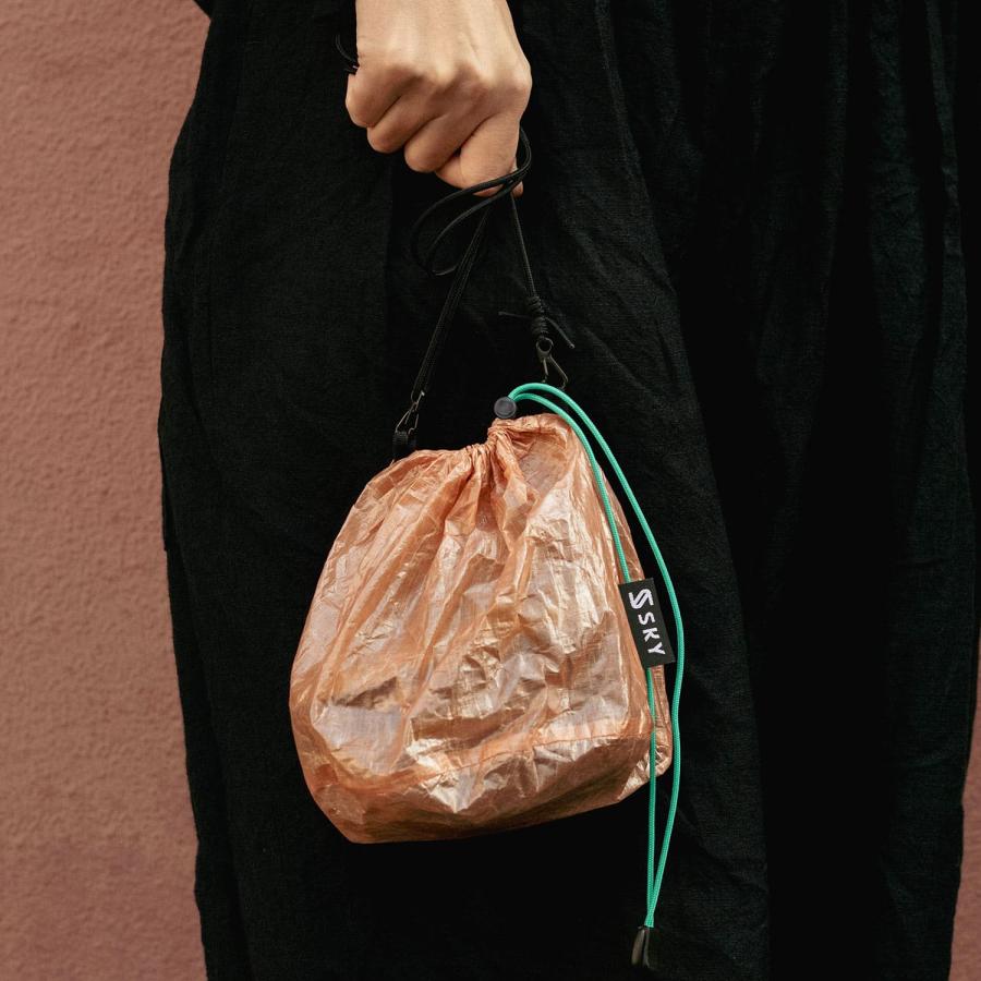 SKY DropBag with Dyneema(R) スカイドロップバッグ ダイニーマ(R) 別注 巾着バッグ 巾着 ポーチ ショルダー 肩掛けカバン ポシェット ナイロン サコッシュ |  | 15