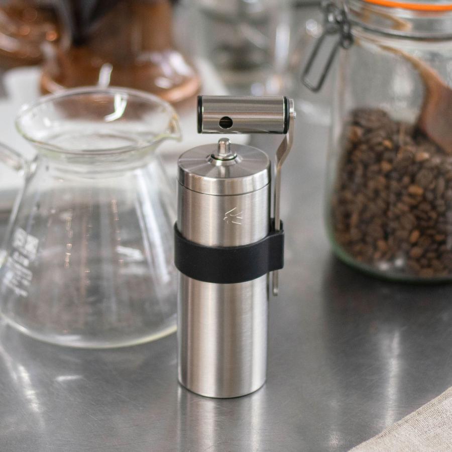 GLOCAL STANDARD PRODUCTS TSUBAME コーヒーミル コーヒーミル 手動 アウトドア キャンプ 手挽きコーヒーミル キャンプ 手挽 シルバー | GLOCAL STANDARD PRODUCTS | 12