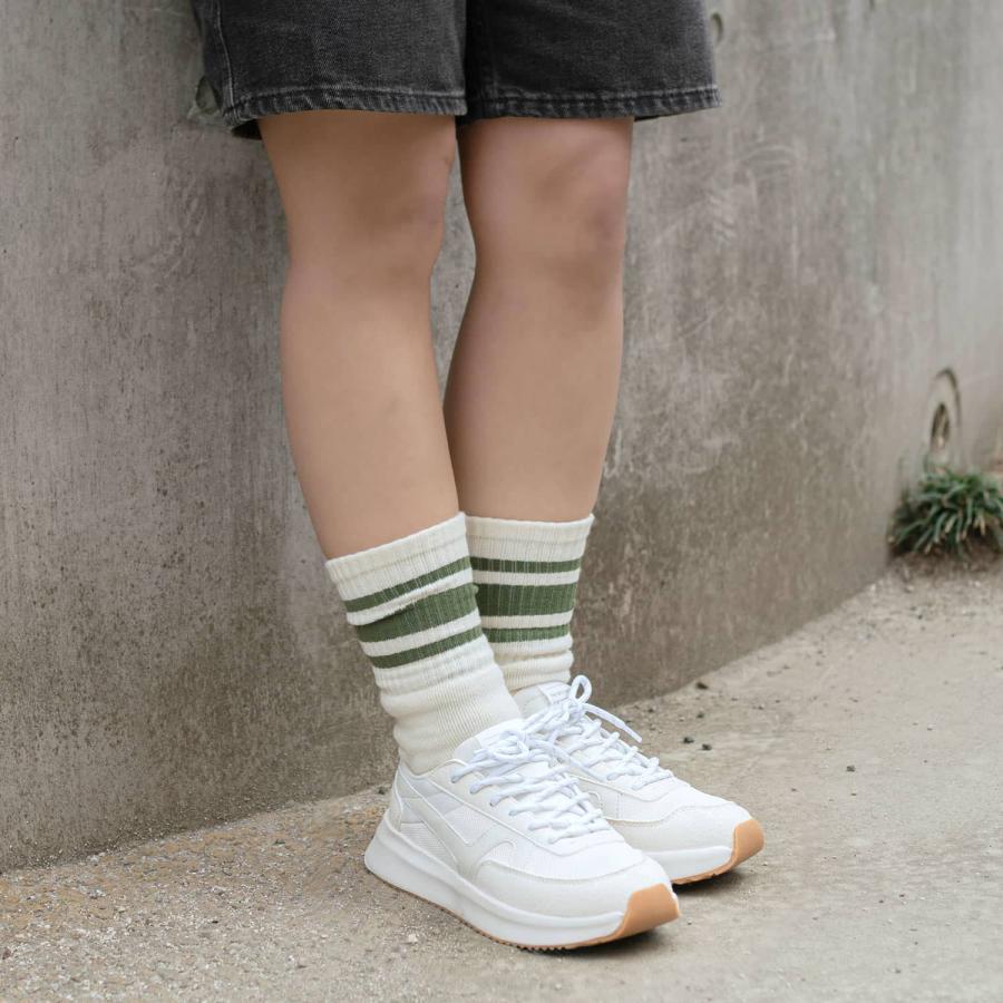 靴下 厚手 decka Quality socks 80's スケーターソックス（ショート） 80's Skater Socks Short Length ショートレングス 日本製 デカ クォリティソックス | decka Quality socks