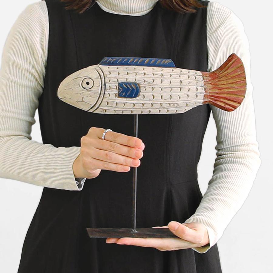 木製 オブジェ BATELA バテラ African Fish small アフリカンフィッシュ スモール ウッドカービング スペイン バテラ社 フレンチヴィンテージ |  | 11