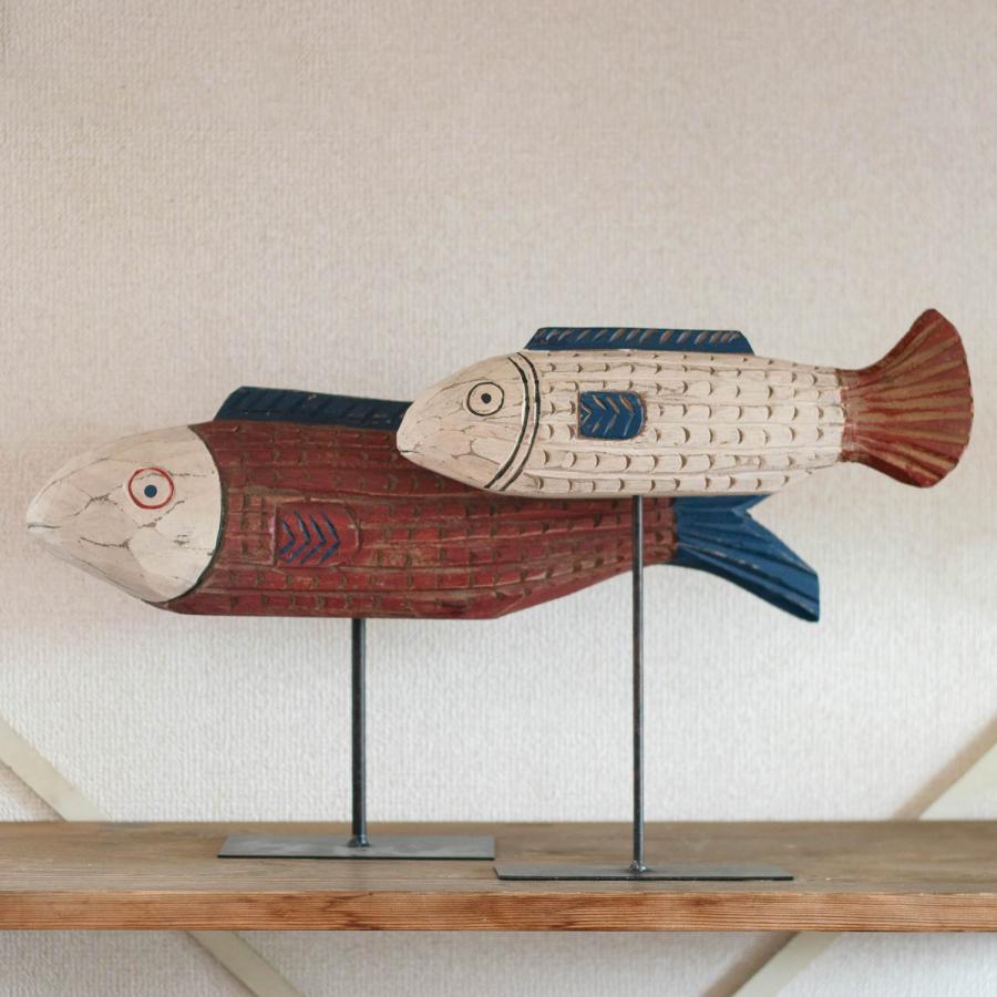 木製 オブジェ BATELA バテラ African Fish small アフリカンフィッシュ スモール ウッドカービング スペイン バテラ社 フレンチヴィンテージ |  | 15