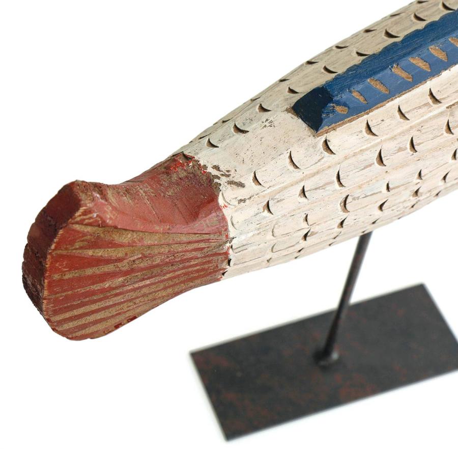 木製 オブジェ BATELA バテラ African Fish small アフリカンフィッシュ スモール ウッドカービング スペイン バテラ社 フレンチヴィンテージ |  | 07