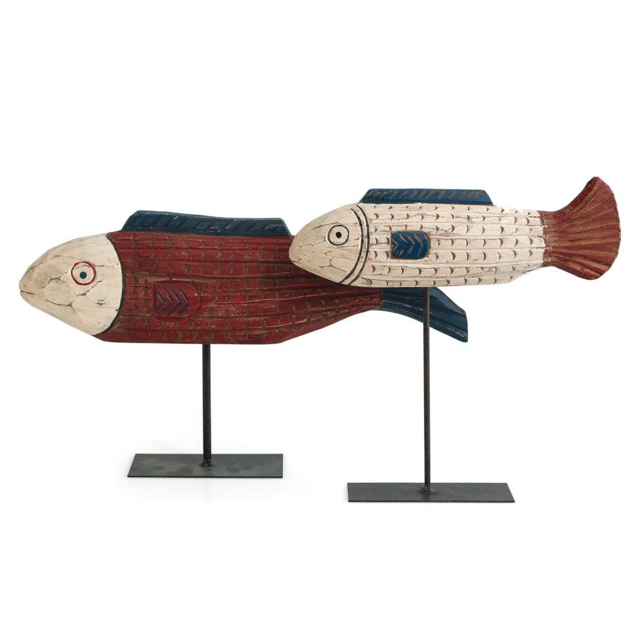 木製 オブジェ BATELA バテラ African Fish small アフリカンフィッシュ スモール ウッドカービング スペイン バテラ社 フレンチヴィンテージ |  | 09