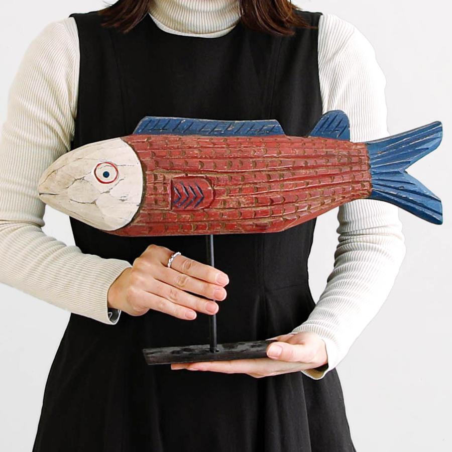 木製 オブジェ BATELA バテラ African Fish large アフリカンフィッシュ ラージ ウッドカービング スペイン バテラ社 フレンチヴィンテージ ビンテージ |  | 12