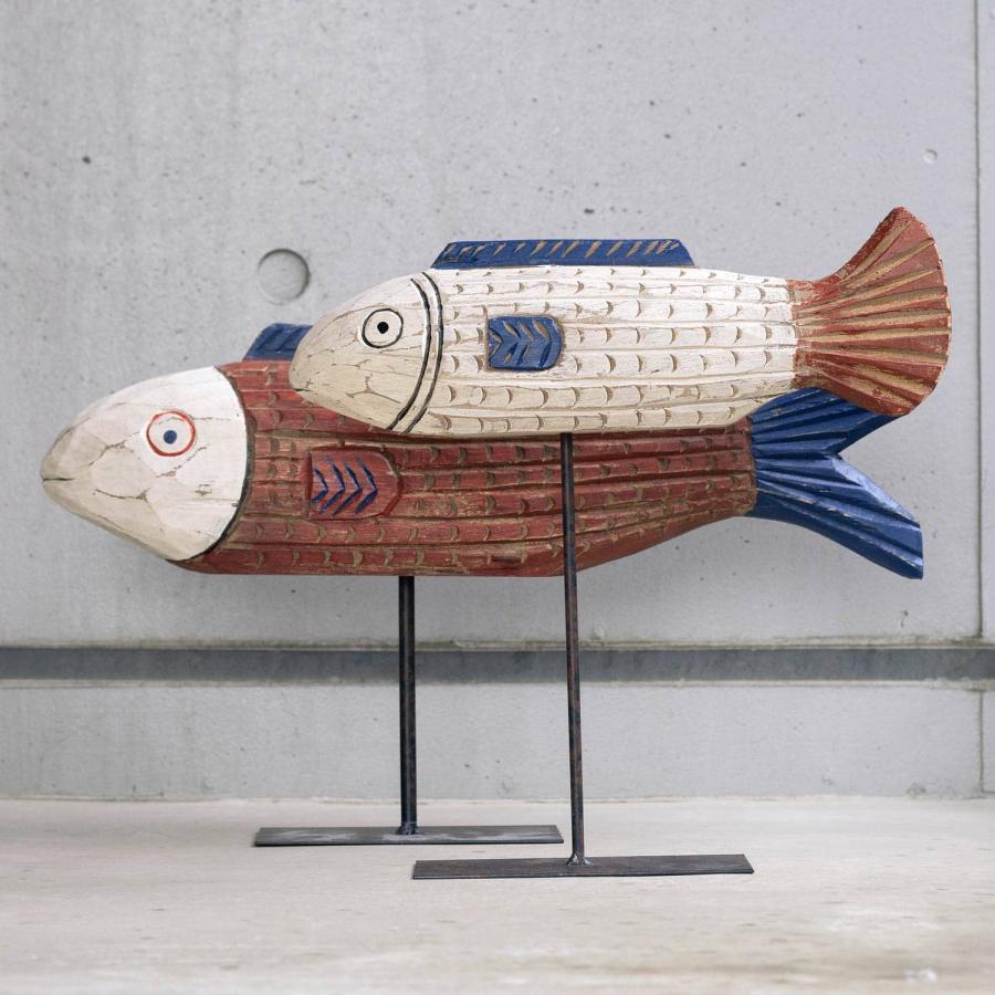 木製 オブジェ BATELA バテラ African Fish large アフリカンフィッシュ ラージ ウッドカービング スペイン バテラ社 フレンチヴィンテージ ビンテージ |  | 14