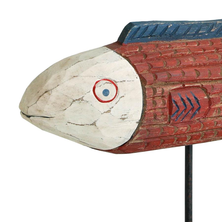 木製 オブジェ BATELA バテラ African Fish large アフリカンフィッシュ ラージ ウッドカービング スペイン バテラ社 フレンチヴィンテージ ビンテージ |  | 07