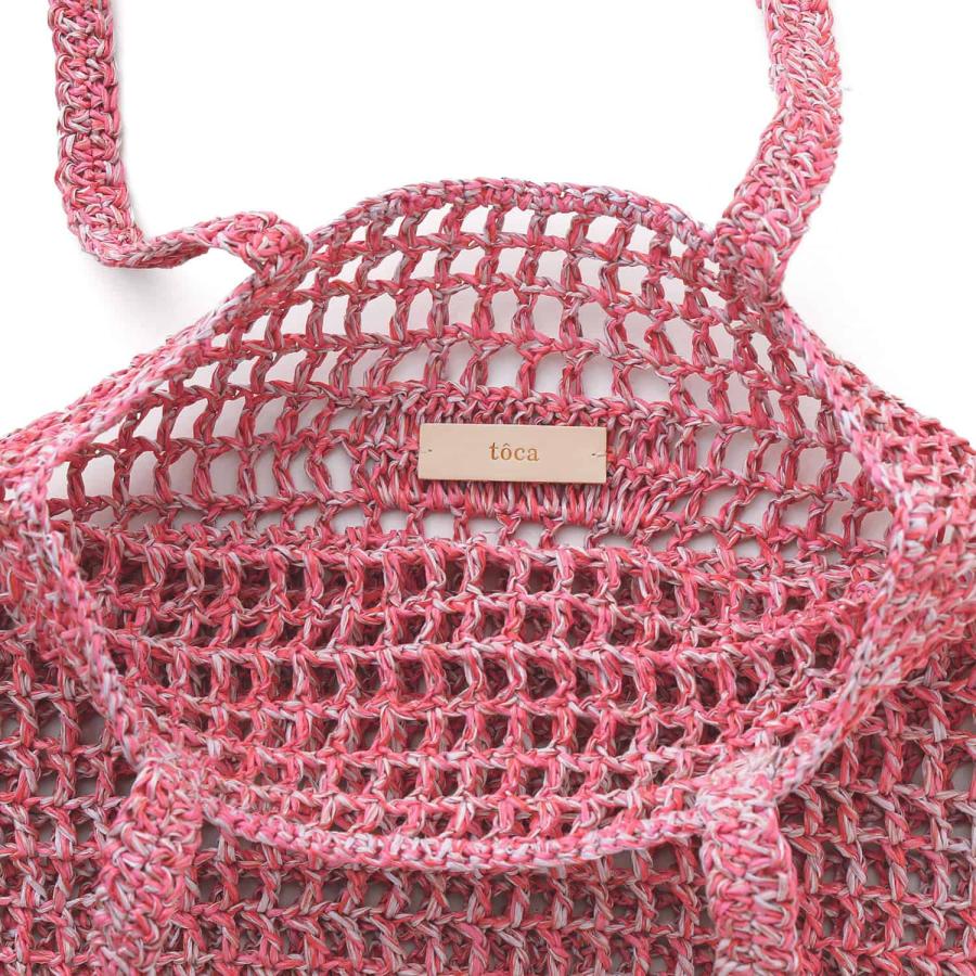 かごバッグ トート toca MIX COLOR TOTE トーカ カラーミックスカラートート トート カゴバッグ 籠バッグ トートバッグ tc251-42 浴衣 夏 軽い 大きめ おしゃれ |  | 05