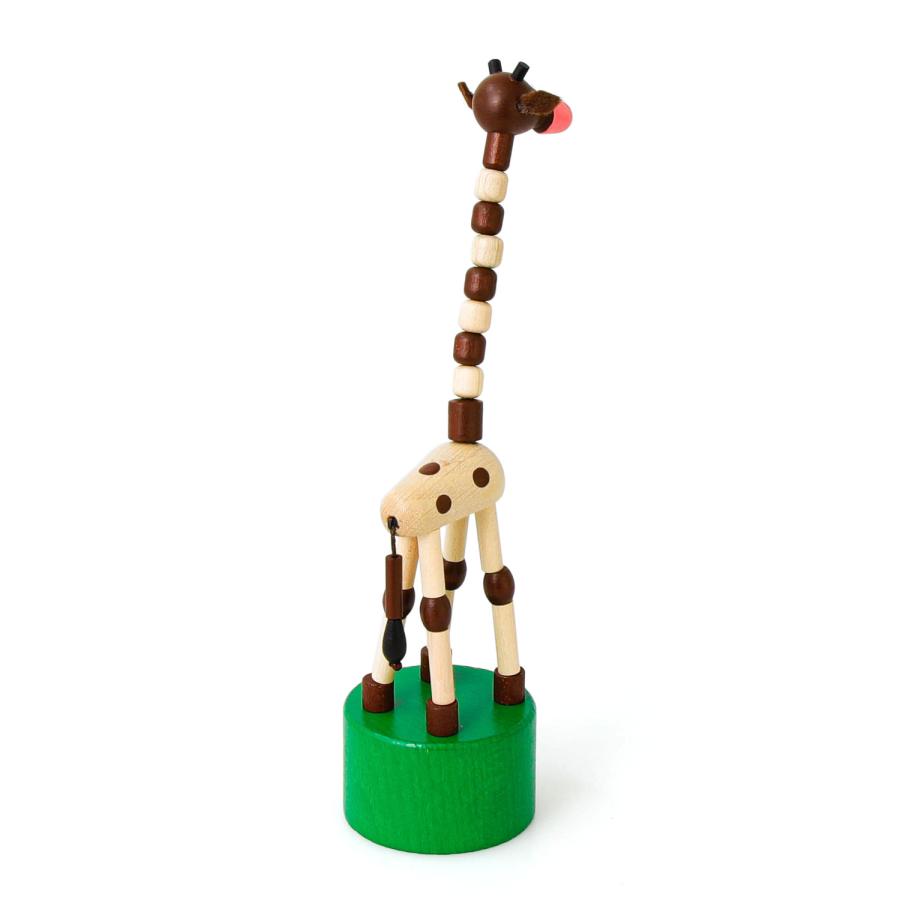 DETOA WOODEN PUSH UP TOY GIRAFFE デトア プッシュトイ ジラフ 木製 おもちゃ 玩具 こども 子ども きりん キリン 麒麟 置物 人形 オブジェ インテリア |  | 02