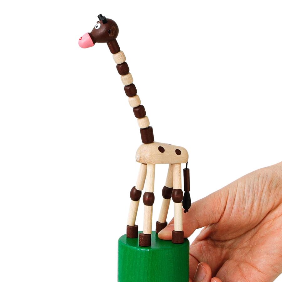 DETOA WOODEN PUSH UP TOY GIRAFFE デトア プッシュトイ ジラフ 木製 おもちゃ 玩具 こども 子ども きりん キリン 麒麟 置物 人形 オブジェ インテリア |  | 04