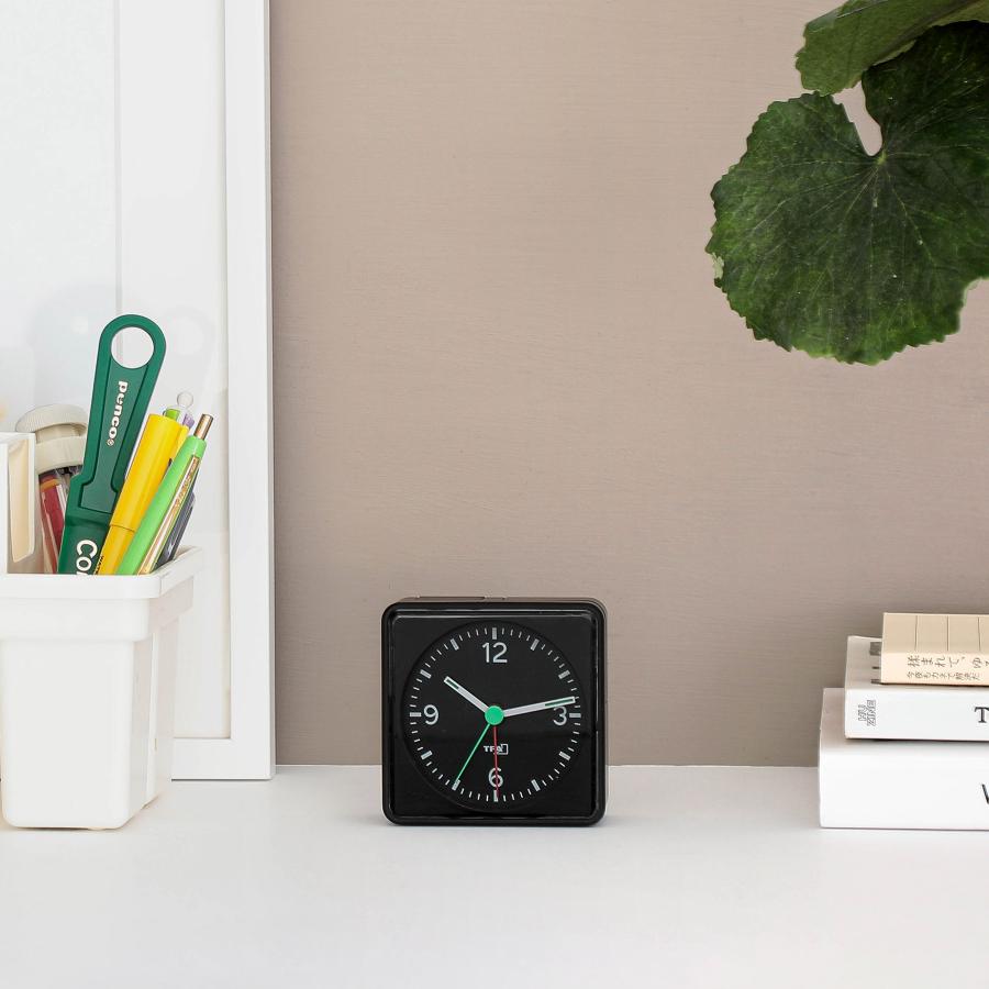 アナログ目覚まし時計 TFA Dostmann Analogue alarm clock PUSH 60.1013 ドストマン アナログアラームクロック 置き時計 インテリア コンパクト ミニ おしゃれ | TFA Dostmann