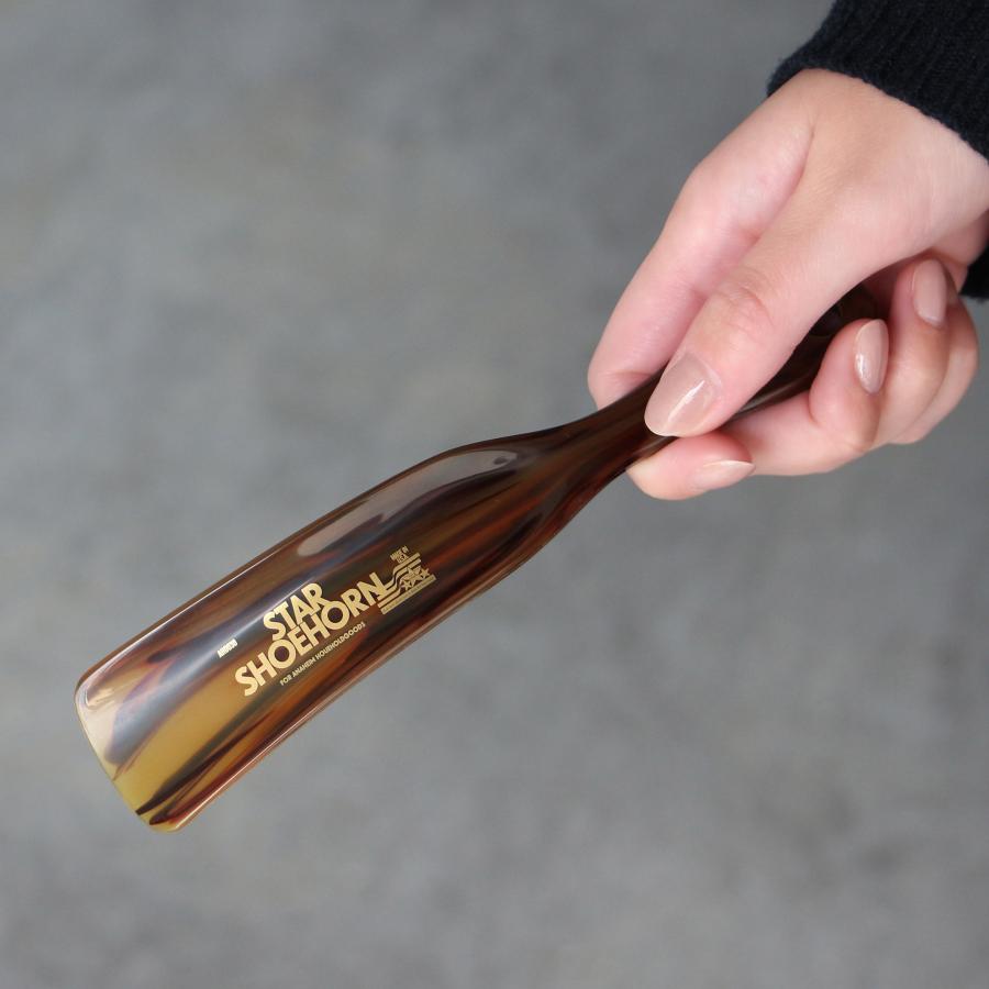 ANAheim アナハイム Star Shoehorn Tortoise スターシューホーン トータス 靴べら 靴ベラ 携帯 made in USA アメリカ | DETAIL