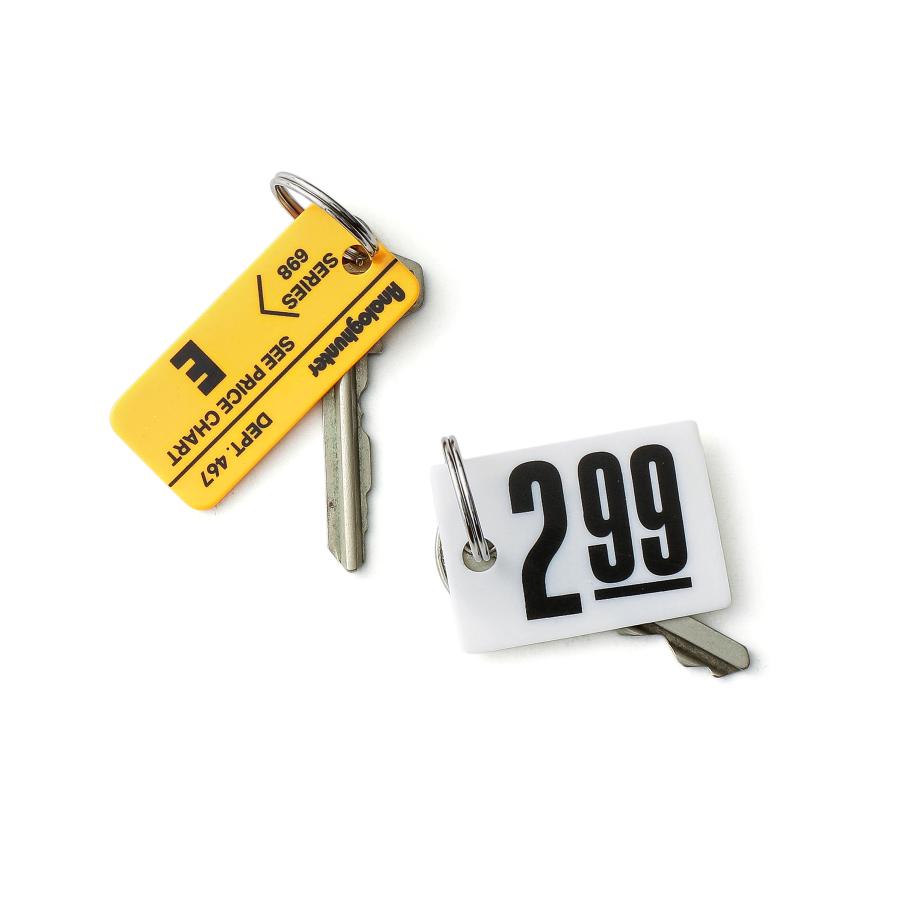 キーホルダー キーリング CANDY DESIGN&WORKS アナログハンタープライスタグキープレート キープレート 5個セット カギプレート 鍵 分類 鍵札 | CANDY DESIGN&WORKS | 04