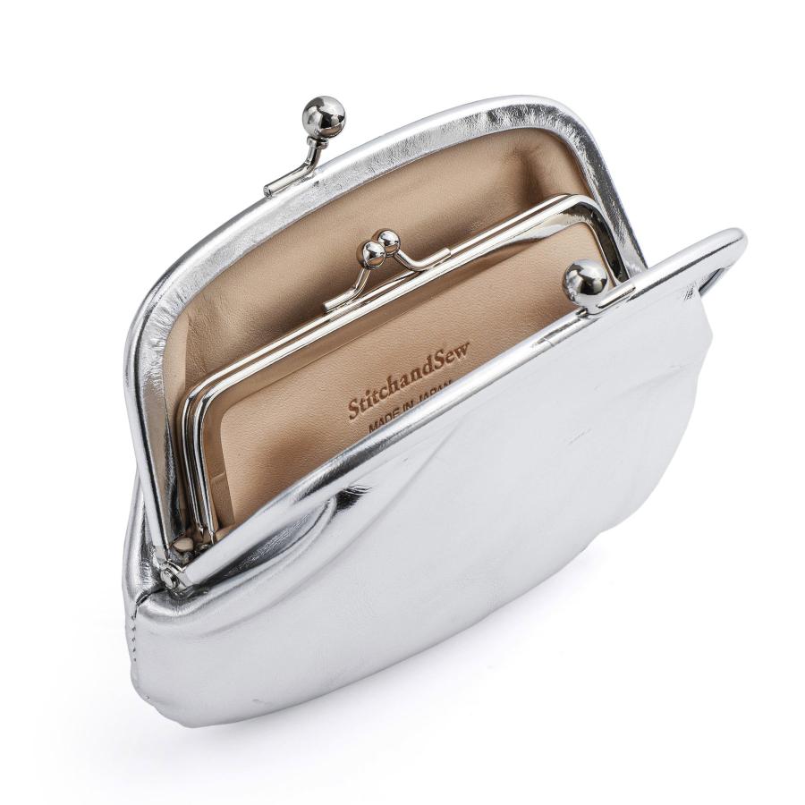 がま口財布 StitchandSew ステッチアンドソー ウォレット CW300 がま口ウォレット ウォレット レザー 小銭入れ コインケース 口金 本革 ギフト | StitchandSew | 03