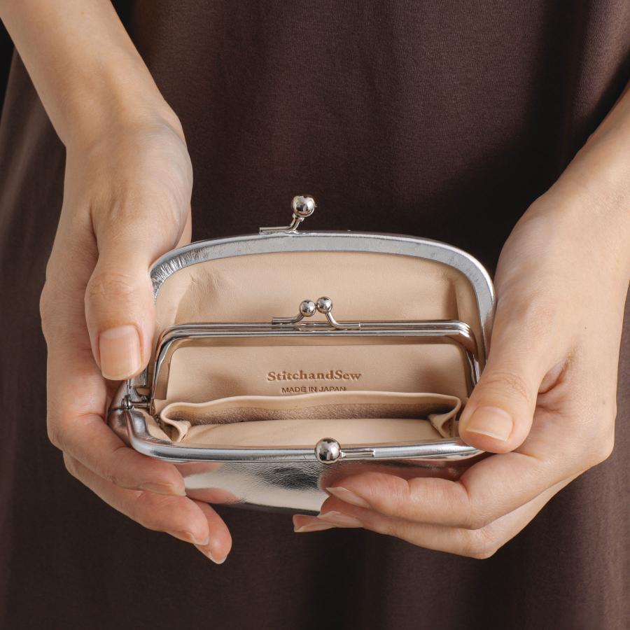 がま口財布 StitchandSew ステッチアンドソー ウォレット CW300 がま口ウォレット ウォレット レザー 小銭入れ コインケース 口金 本革 ギフト | StitchandSew | 08