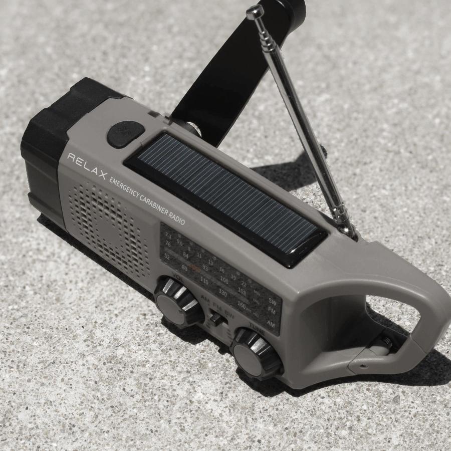 防災ラジオ RELAX リラックス エマージェンシー カラビナラジオ 多機能防災カラビナラジオ  懐中電灯 防災グッズ 災害グッズ ポータブルラジオ | RELAX | 15