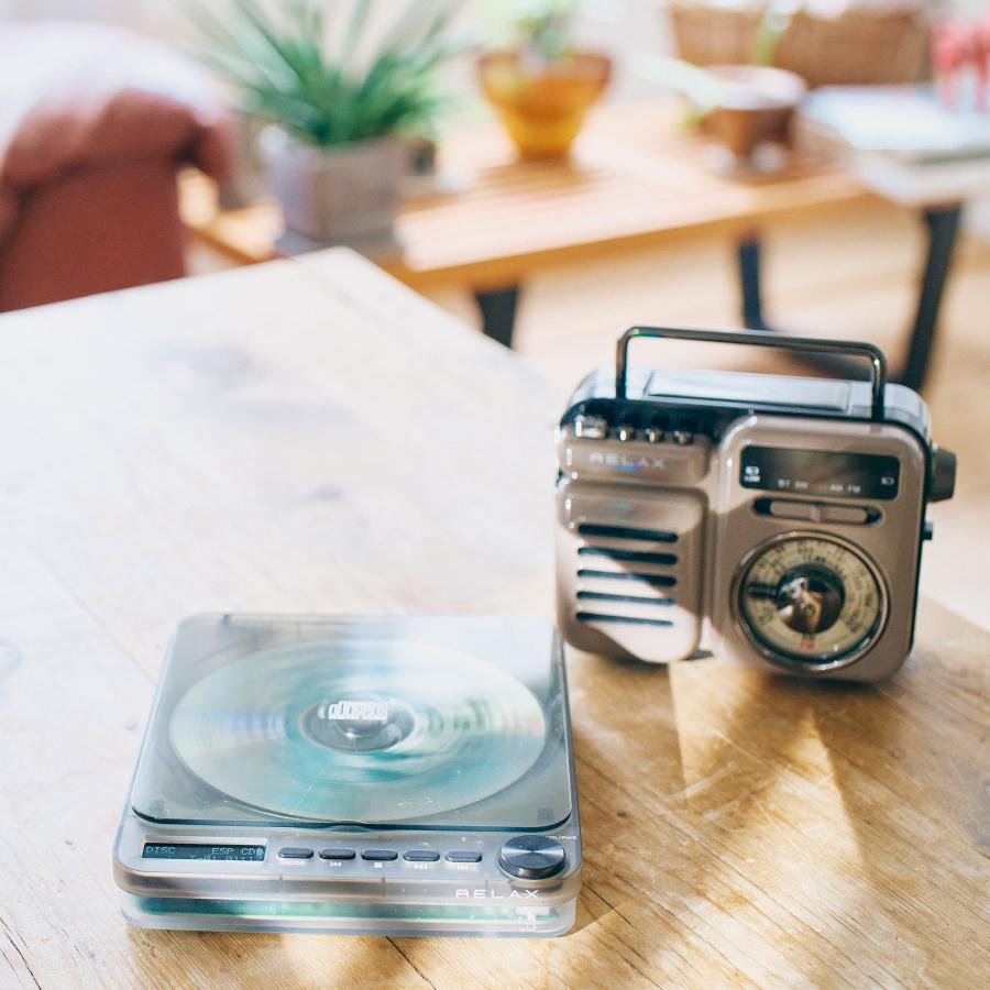 RELAX ポータブル CDプレイヤー リラックス PIXCEL TUNES