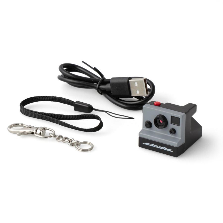 超小型 デジタルカメラ ESCURA Retro1 レトロ1 デジタルミニカメラ フィルムカメラ レトロ 軽量 携帯 コンパクト トイカメラ キーホルダー キーリング ギフト |  | 08