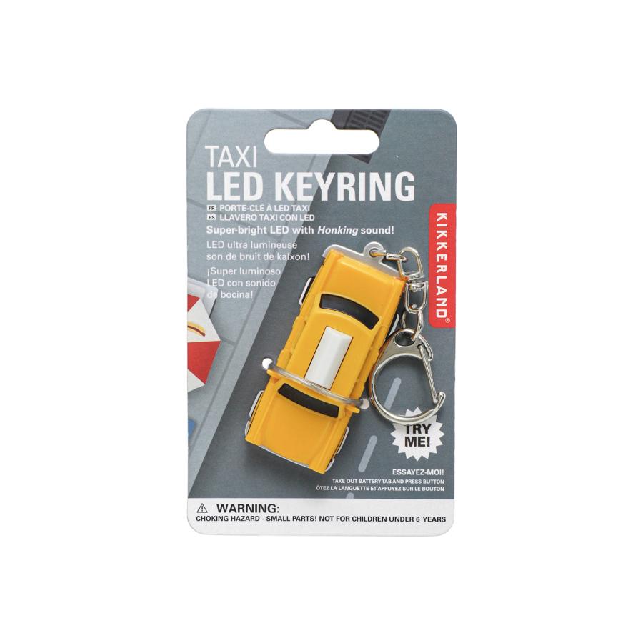 キーホルダー タクシー 光る 音が鳴る KIKKERLAND キッカーランド Noisy Key Light  NYC cab ノイジーキーライト NYCキャブ イエローキャブ ニューヨーク | DETAIL | 09