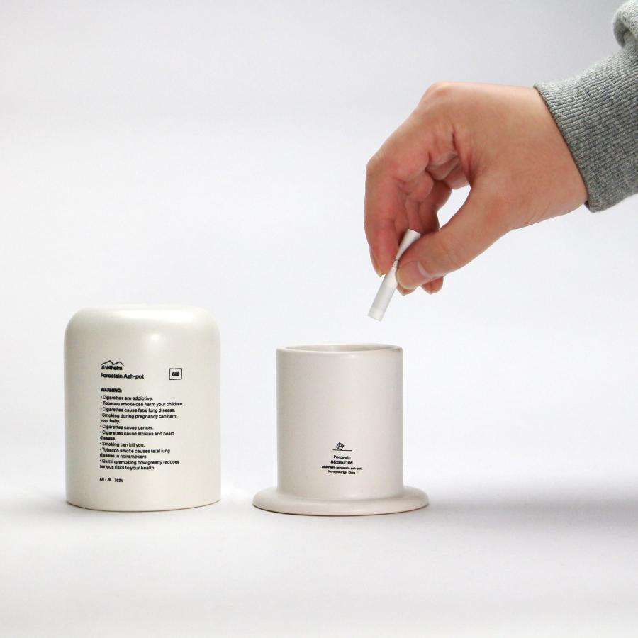 灰皿 蓋付き ANAheim アナハイム Porcelain Ash-Pot ポーセリン アッシュポット 磁器 電子タバコ用灰皿 インセンススタンド ペンスタンド コスメ収納 | 
