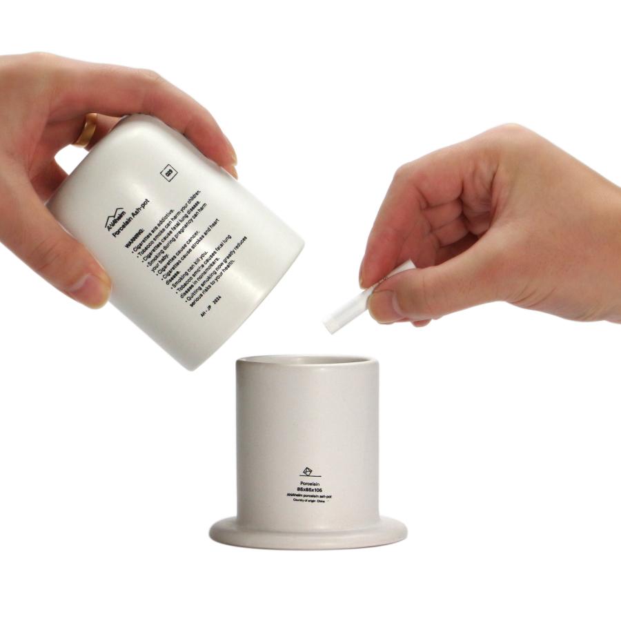 灰皿 蓋付き ANAheim アナハイム Porcelain Ash-Pot ポーセリン アッシュポット 磁器 電子タバコ用灰皿 インセンススタンド ペンスタンド コスメ収納 |  | 05