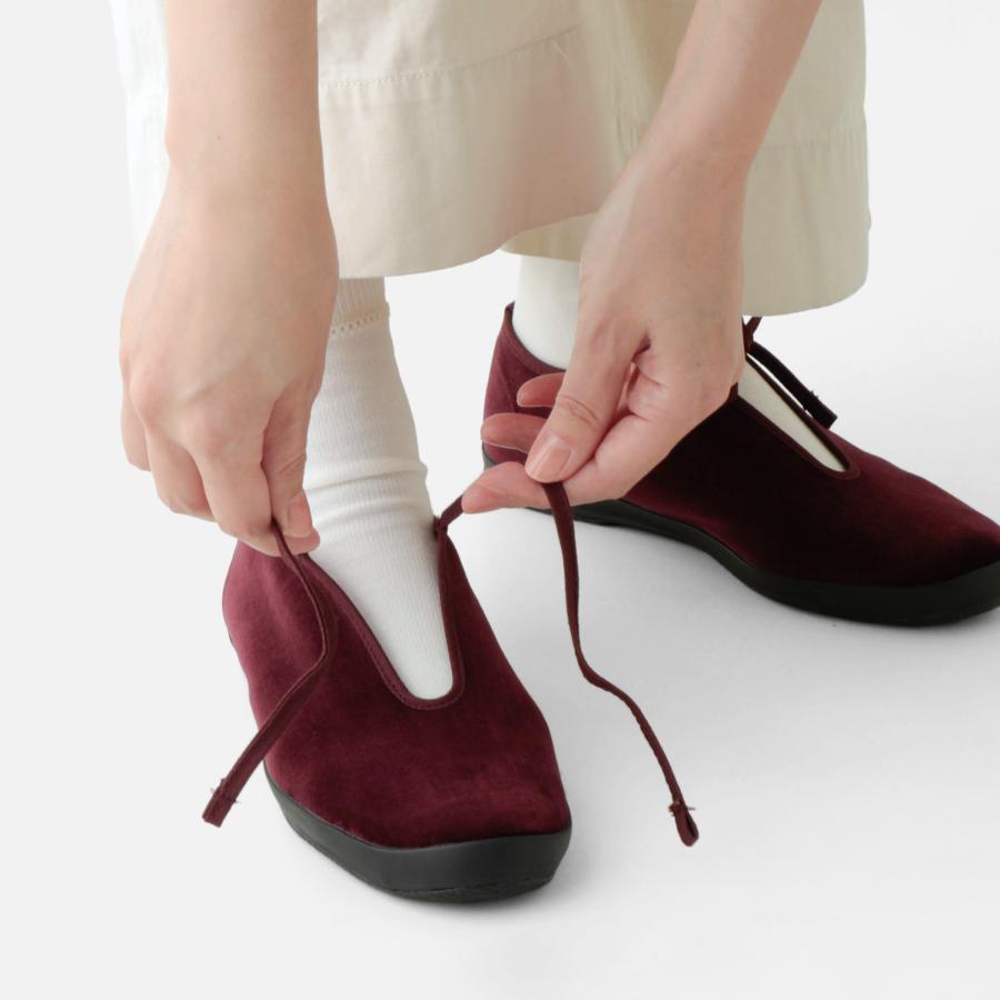 FINE VULCANIZED ベルベットプリムシューズ MOONSTAR ムーンスター