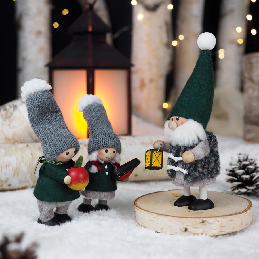 【2025年新作】NORDIKA nisse ノルディカ ニッセ 人形 小鳥と話す女の子 Nordic Forest ノルディック フォレスト サンタ クリスマス オブジェ NRD120853 ギフト |  | 12