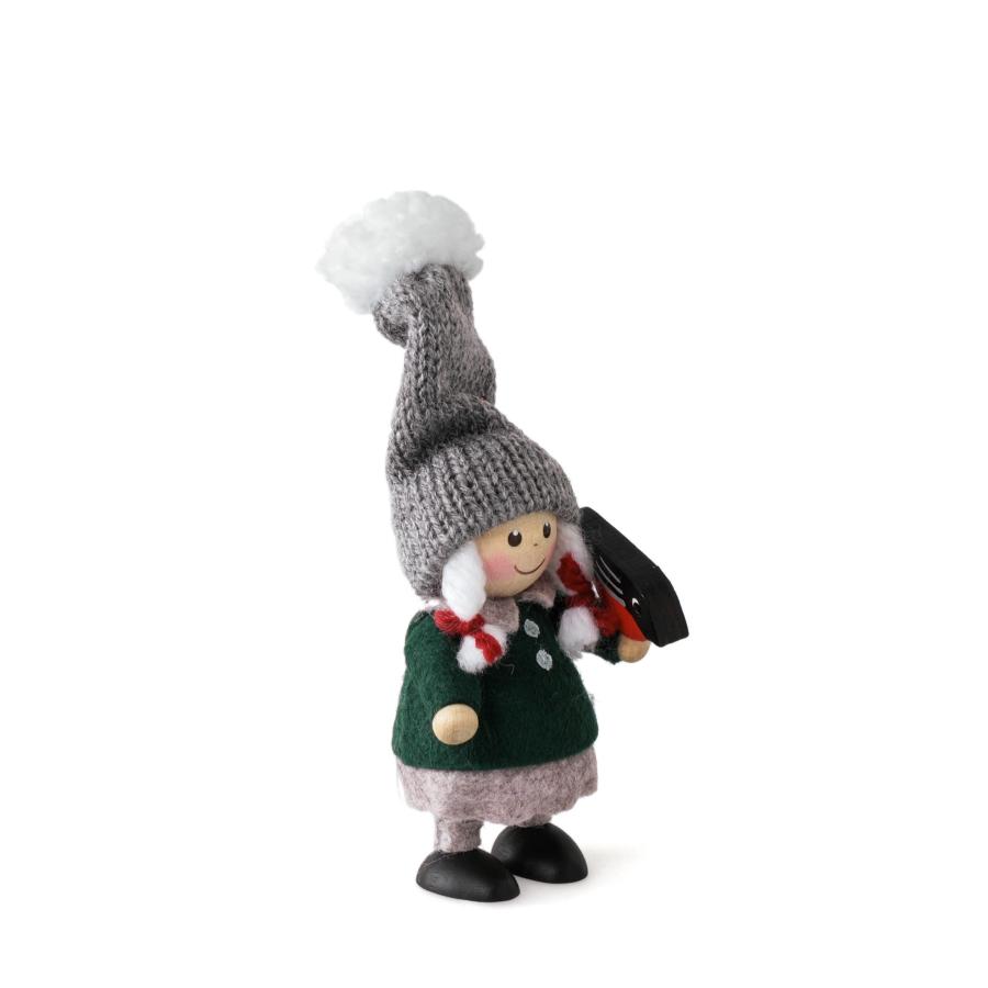 【2025年新作】NORDIKA nisse ノルディカ ニッセ 人形 小鳥と話す女の子 Nordic Forest ノルディック フォレスト サンタ クリスマス オブジェ NRD120853 ギフト |  | 02