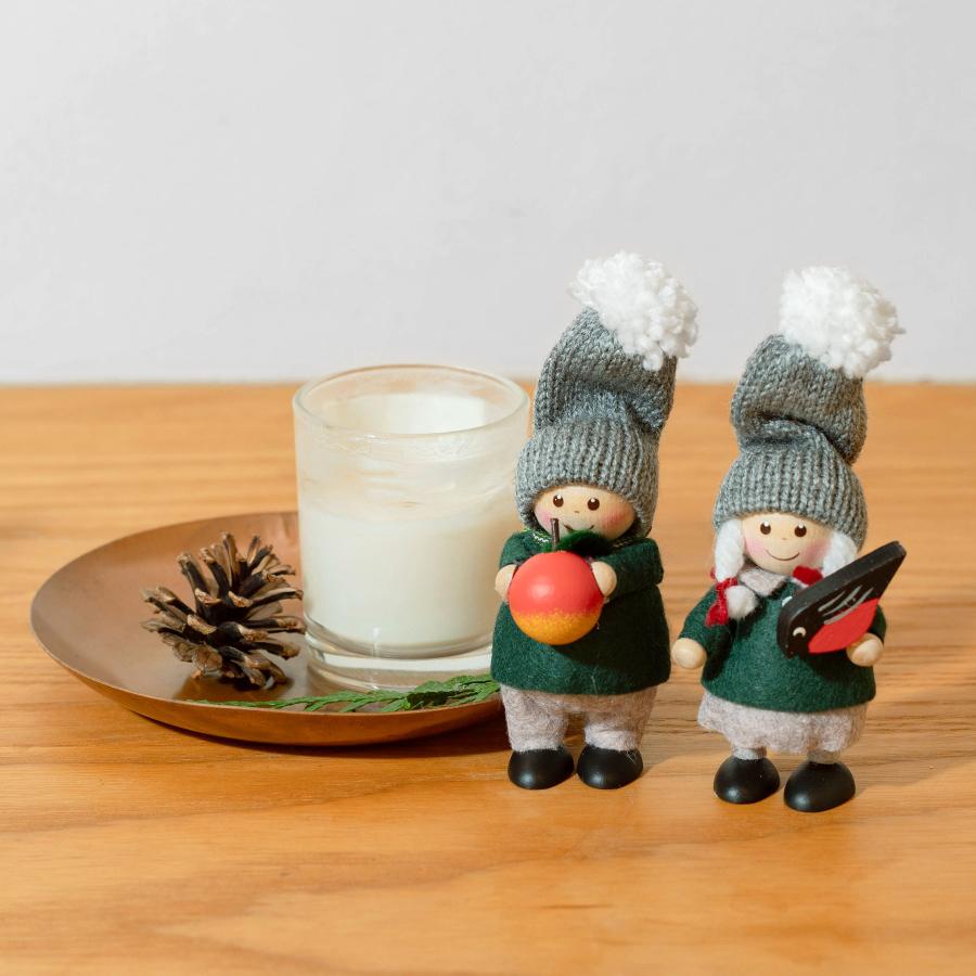 【2025年新作】NORDIKA nisse ノルディカ ニッセ 人形 小鳥と話す女の子 Nordic Forest ノルディック フォレスト サンタ クリスマス オブジェ NRD120853 ギフト |  | 09