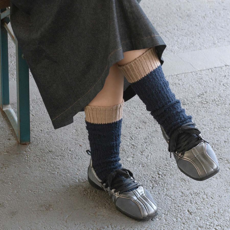 靴下 メンズ レディース ショウワタベ SHOWATABE Textured Multi-Color Cotton Socks テクスチャーマルチカラーコットンソックス 秋冬 ギフト | decka Quality socks | 14