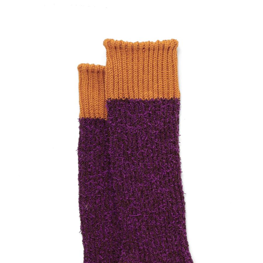 靴下 メンズ レディース ショウワタベ SHOWATABE Textured Multi-Color Cotton Socks テクスチャーマルチカラーコットンソックス 秋冬 ギフト | decka Quality socks | 05