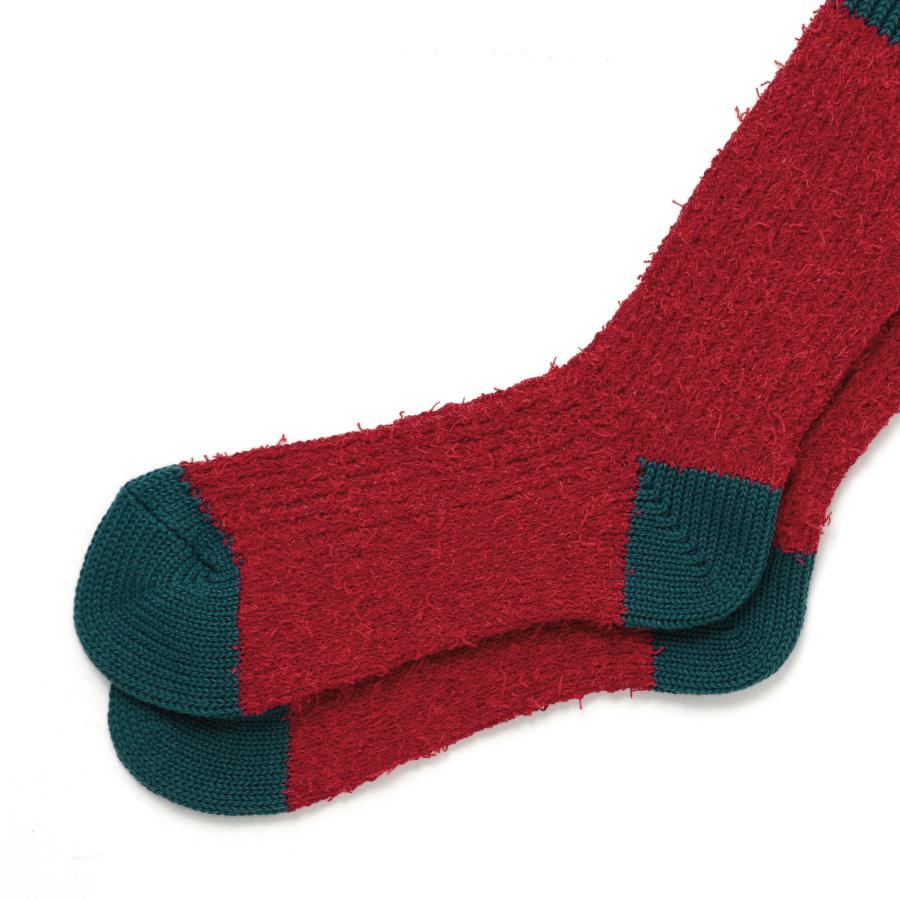 靴下 メンズ レディース ショウワタベ SHOWATABE Textured Multi-Color Cotton Socks テクスチャーマルチカラーコットンソックス 秋冬 ギフト | decka Quality socks | 06