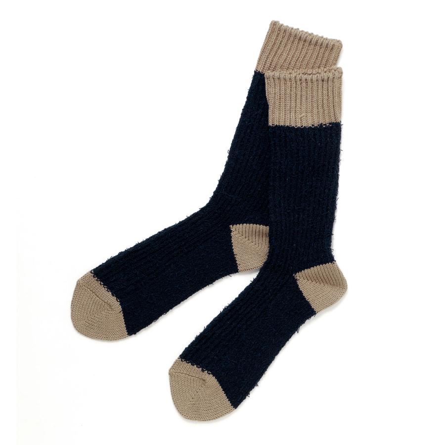 靴下 メンズ レディース ショウワタベ SHOWATABE Textured Multi-Color Cotton Socks テクスチャーマルチカラーコットンソックス 秋冬 ギフト | decka Quality socks | 09