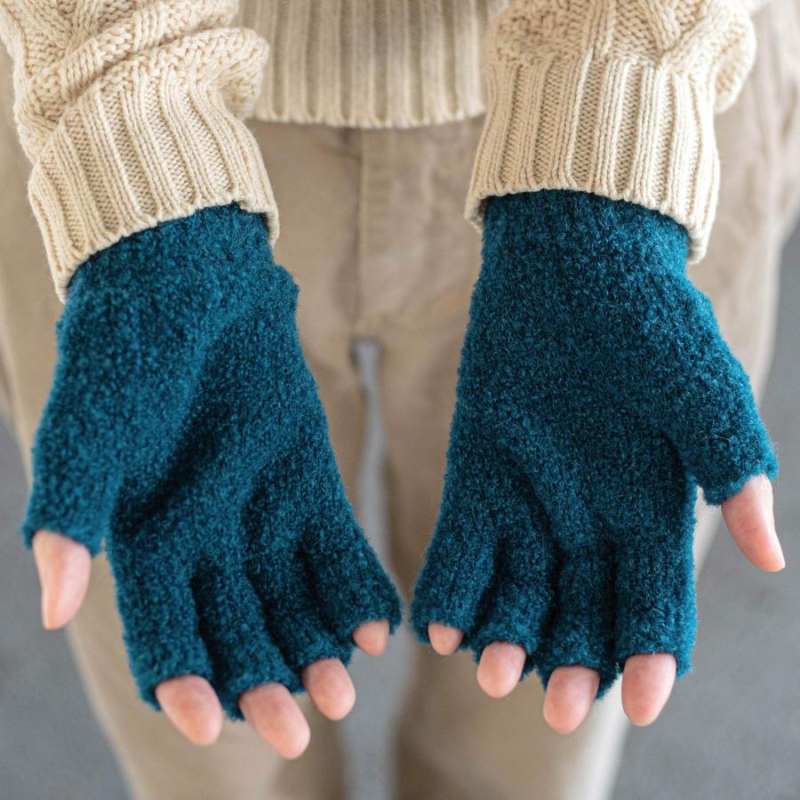 手袋 レディース メンズ decka Quality socks Fingerless Gloves Alpaca フィンガーレスグローブ アルパカ ウール 日本製 デカ クォリティソックス ギフト | decka Quality socks | 14