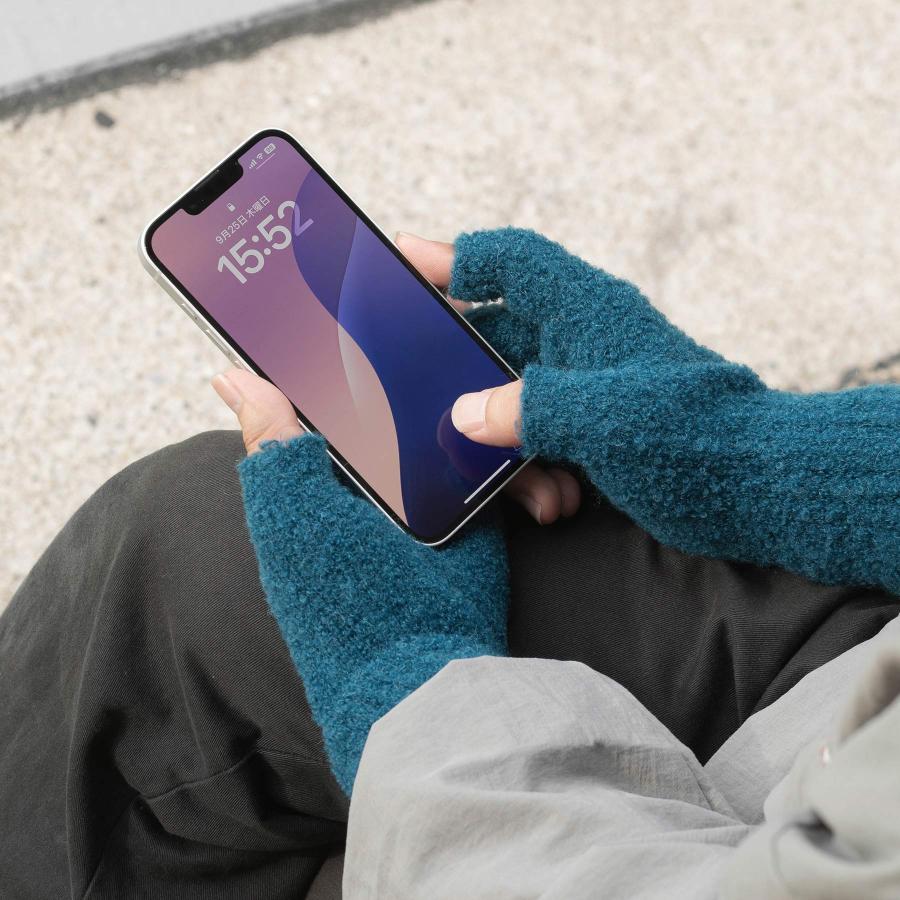手袋 レディース メンズ decka Quality socks Fingerless Gloves Alpaca フィンガーレスグローブ アルパカ ウール 日本製 デカ クォリティソックス ギフト | decka Quality socks | 15