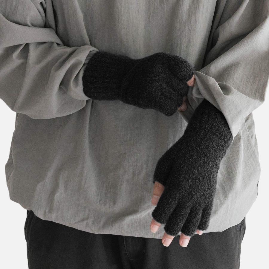 手袋 レディース メンズ decka Quality socks Fingerless Gloves Alpaca フィンガーレスグローブ アルパカ ウール 日本製 デカ クォリティソックス ギフト | decka Quality socks | 12