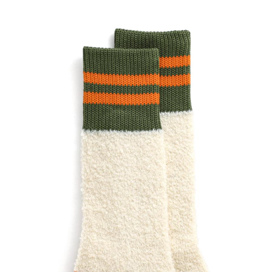 靴下 レディース あったか SHOWATABE ショウワタベ Alpaca Boucle Socks Stripes アルパカブークレソックス ストライプ 秋冬 冷え対策 暖かい ギフト | decka Quality socks | 03