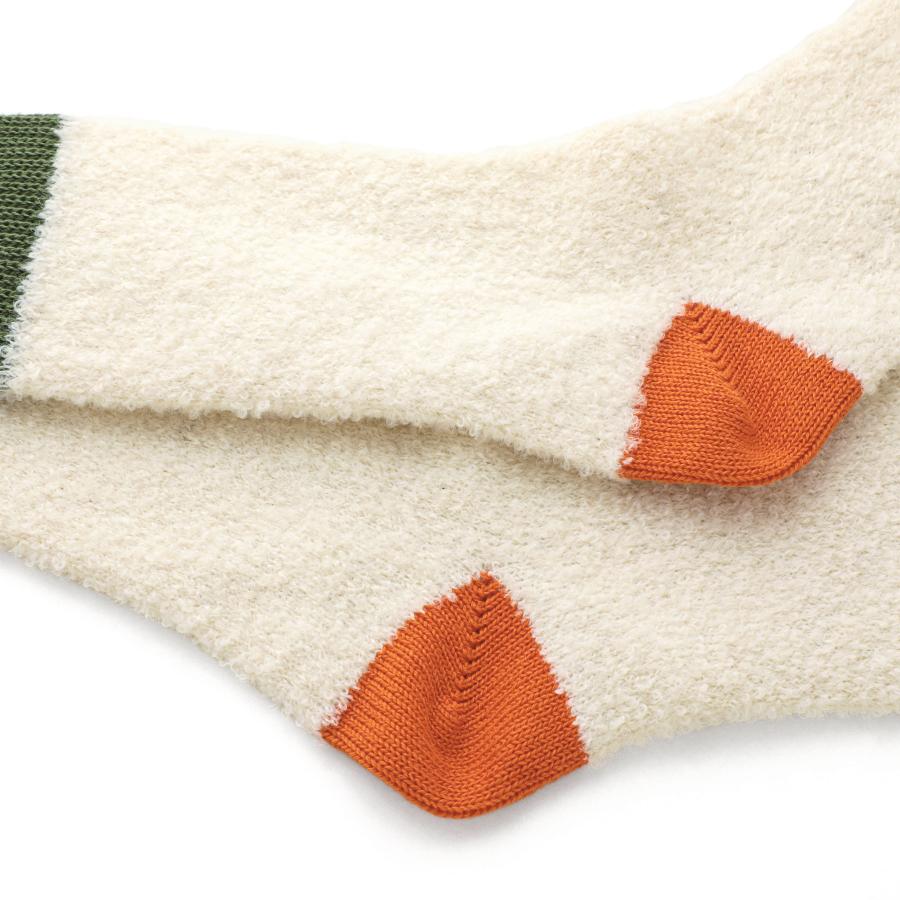 靴下 レディース あったか SHOWATABE ショウワタベ Alpaca Boucle Socks Stripes アルパカブークレソックス ストライプ 秋冬 冷え対策 暖かい ギフト | decka Quality socks | 06