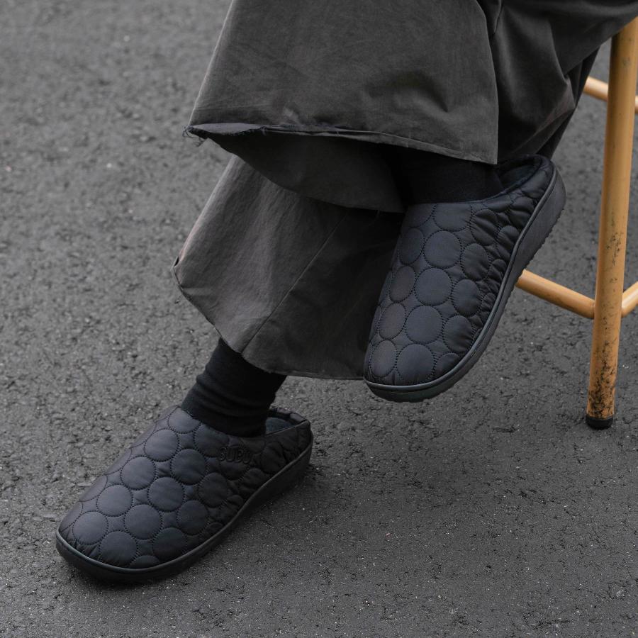 【正規販売店】SUBU スブ CIRCLE サンダル モックシューズ クロッグサンダル メンズ レディース 起毛 秋冬 冬用サンダル ルームシューズ スリッパ ギフト | SUBU | 09