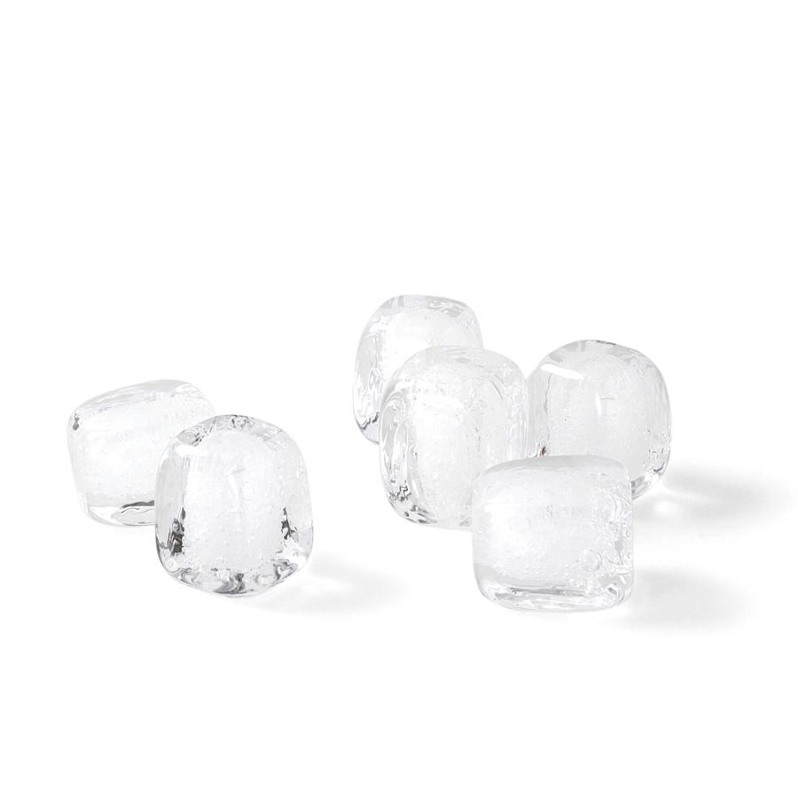 ペーパーウェイト Snow Cube スノーキューブ 船山理也子 ガラス 一点物 置物 オブジェ |  | 02