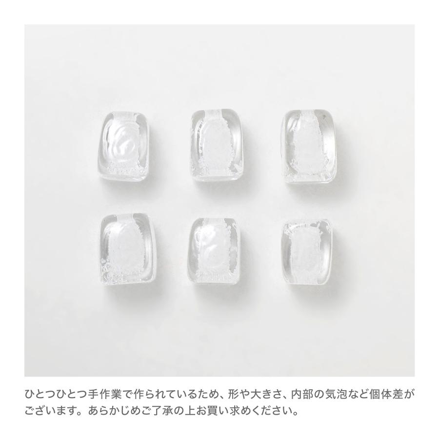 ペーパーウェイト Snow Cube スノーキューブ 船山理也子 ガラス 一点物 置物 オブジェ |  | 10